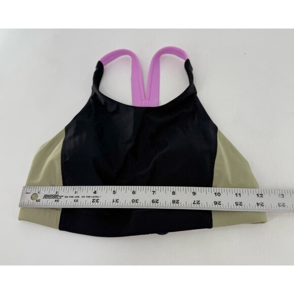NWT prAna Baja Bound Swim Top Tankini Color Block‎ Bikini Top Sustainable XS - Picture 6 of 6